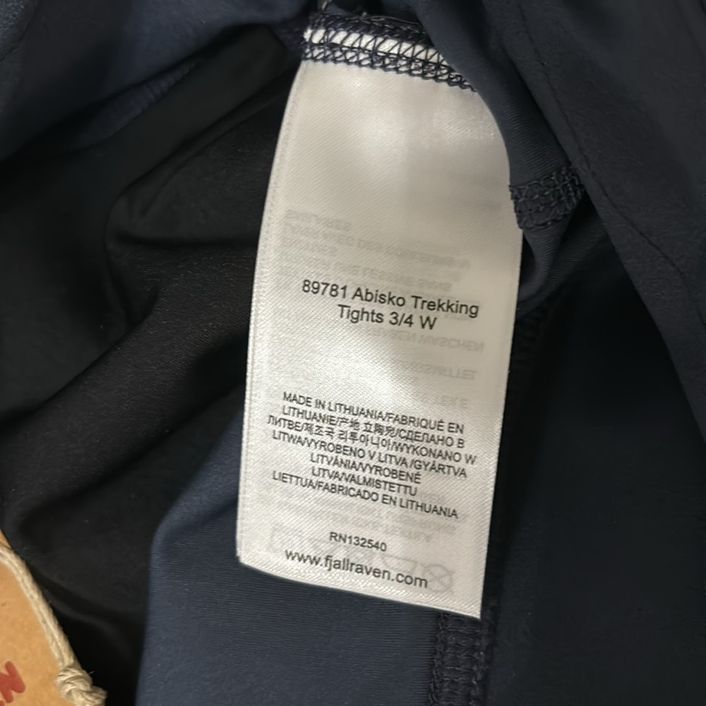 NWT Fjallraven Abisko Trekking Tights 3/4 - Picture 7 of 15